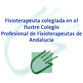 Fisioterapeuta colegiada en el Ilustre Colegio Profesional de Fisioterapeutas de Andalucia