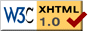 V&aacute;lido XHTML 1.0 Transitional